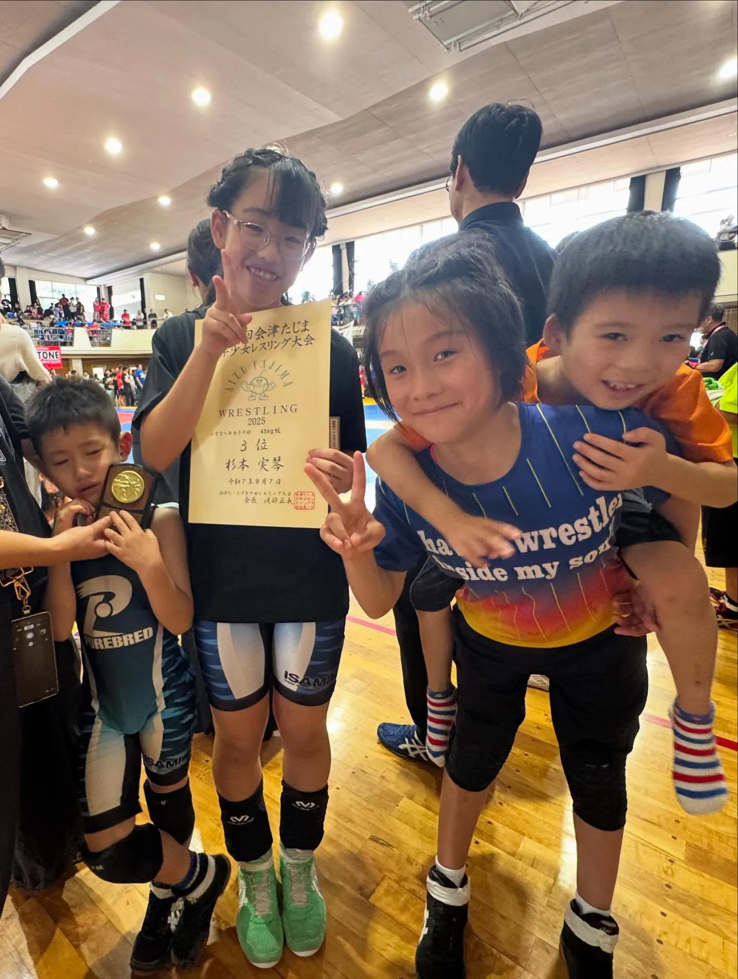 6年生からはじめたレスリングで初勝利⭐︎初フォール勝ち⭐︎の...