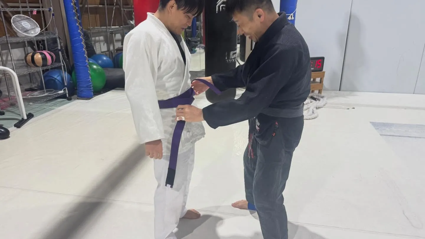 東海林紘之さん柔術歴18年で満を持して茶帯昇格🟫