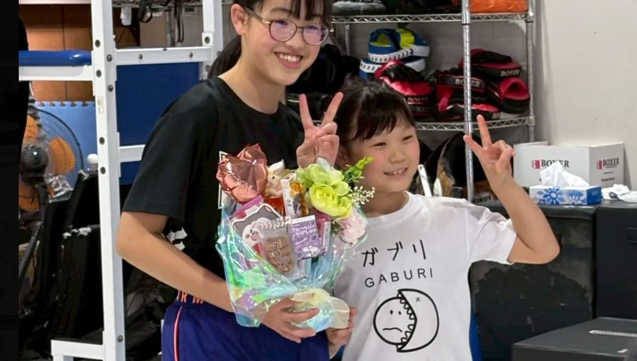 キャプテンみことちゃんピュアブレッドキッズレスリングご卒業お...