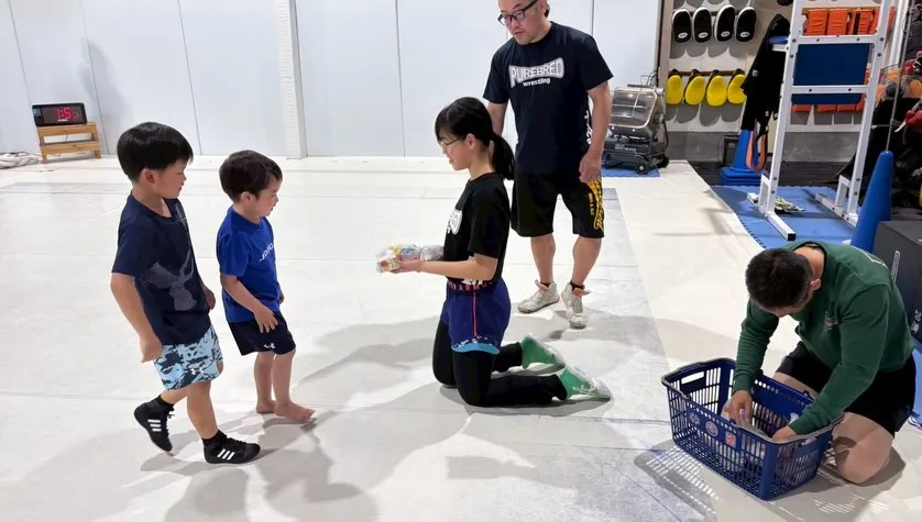 キャプテンみことちゃんピュアブレッドキッズレスリングご卒業お...