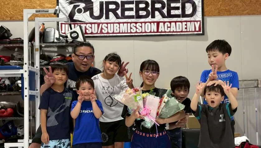 キャプテンみことちゃんピュアブレッドキッズレスリングご卒業お...