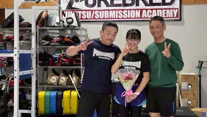 キャプテンみことちゃんピュアブレッドキッズレスリングご卒業お...