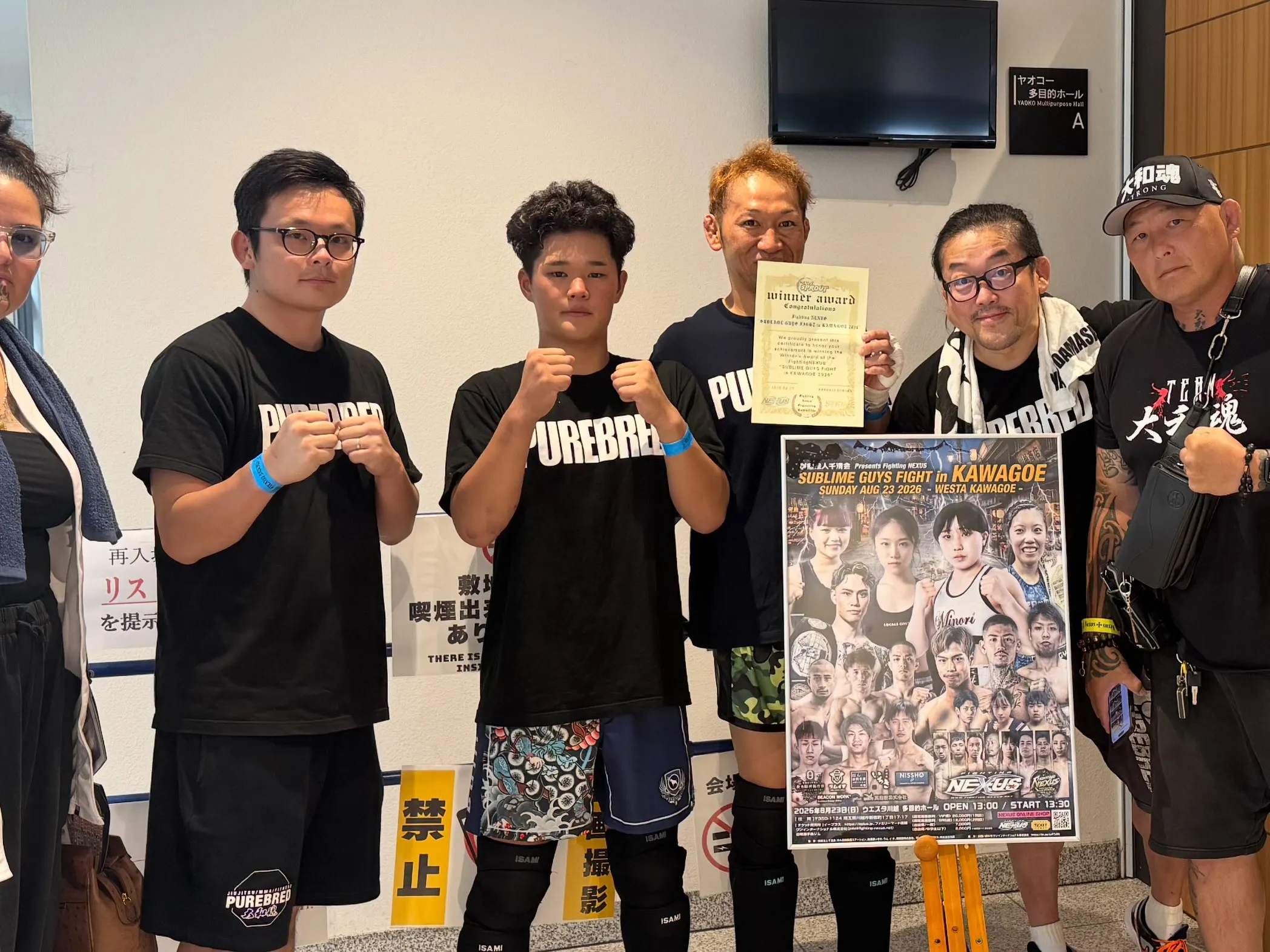 元々の格闘技経験はゼロ👌からピュアブレッドジムに入会して練習...