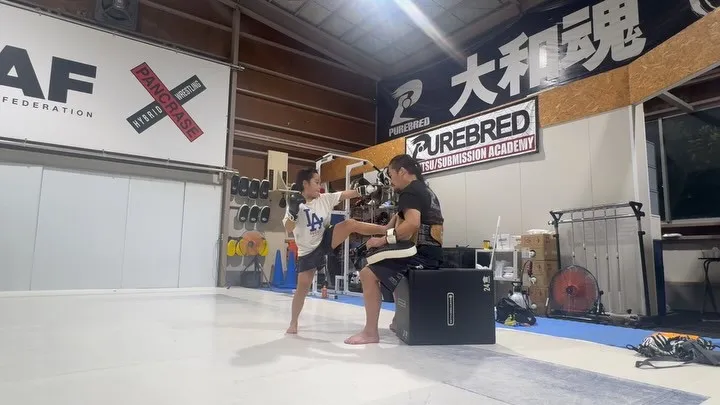 きのうのキッズキックボクシング🥊は2名のみ参加